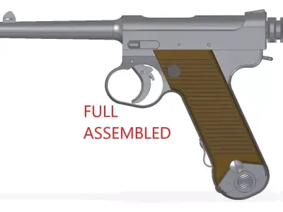Nambu Type 14 3D model