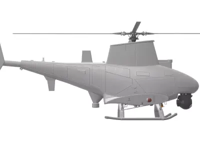 Northrop Grumman MQ-8 Fire Scout drone 3D model