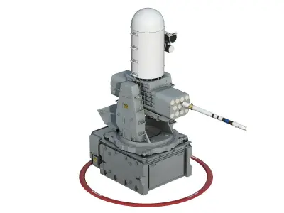 Mk 15 Mod 31 SeaRAM 3D model