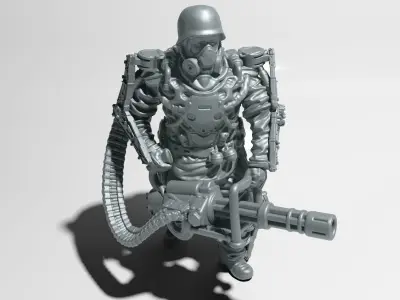 Heavy Soldier in 28 -32 mm scale Free 3D print model