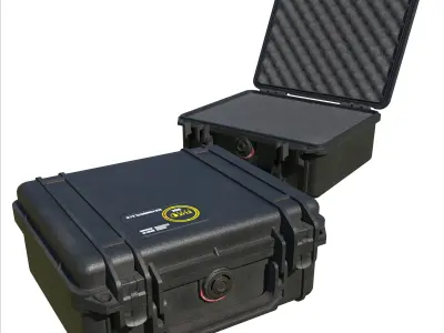 Pistol Case Peli 1150 Low-poly 3D model