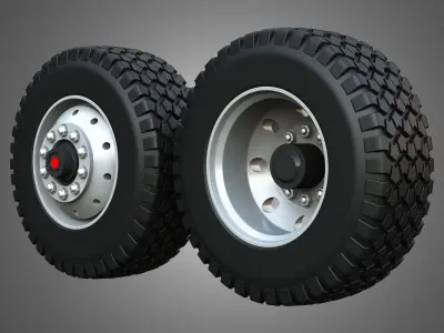 Markos Special Wheels and Tires MSWT -4 3D model