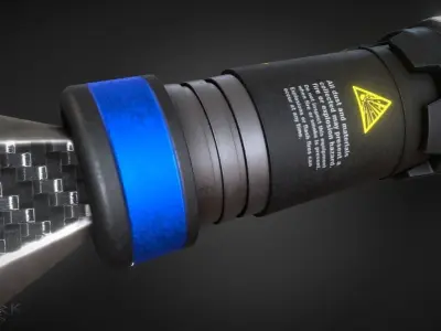 Explosive Kunai Low-poly 3D model