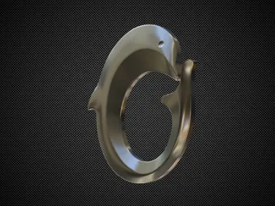 irisbus logo 3D model