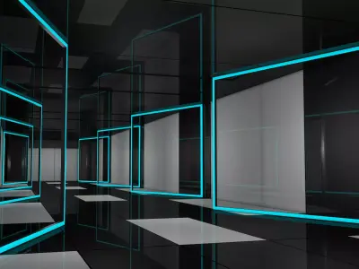 Sci Fi Interior 3D model 86