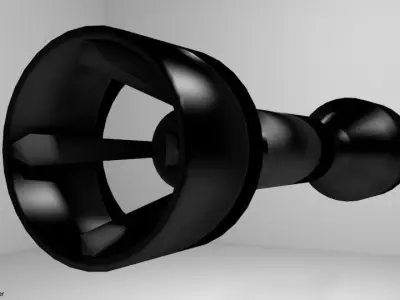 Rocket Launcher - Projectile - Raketenpanzerhaust 88mm HEAT 3D model