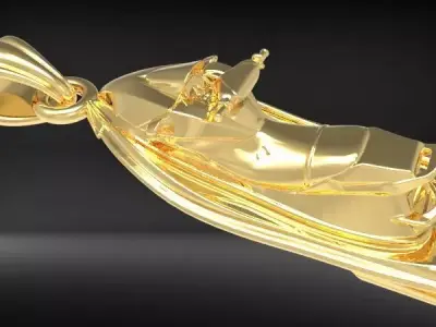 Jetski Pendant 3D print model