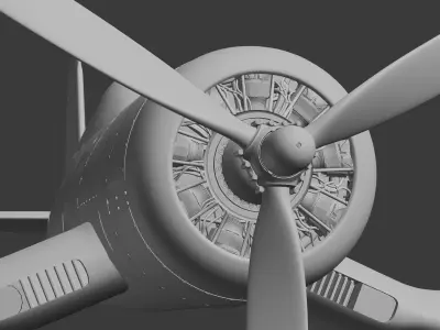 F4U Corsair 3D model 3D model