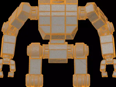 LEGO Robot Fighter 3D Print Model 3D print model