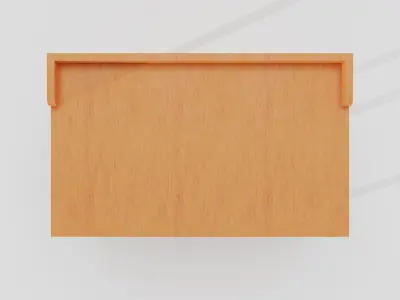 Classroom Desk 3D Model Free 3D model
