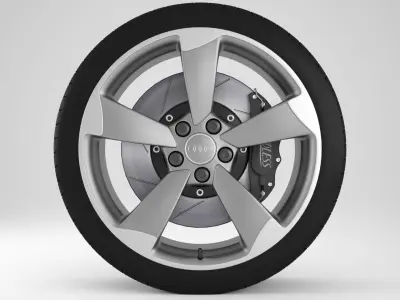 Audi A4 Rim 3D model