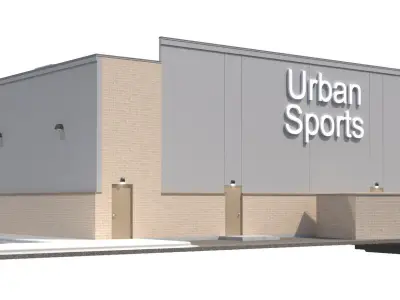 Retail-056 Retail Store 3D model