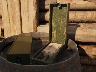 Soviet WW2 Mine Pack 3D Model Collection