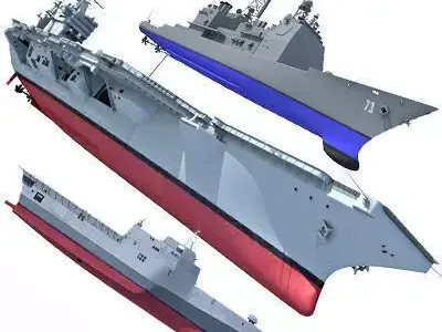 US Navy Ships V4 3D model