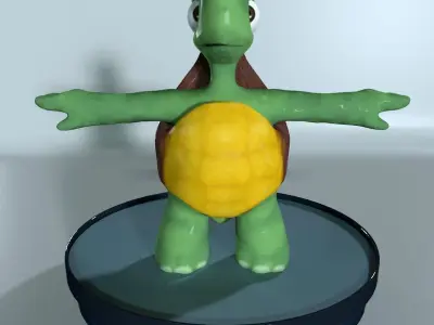 Turtle Cartoon 3D model