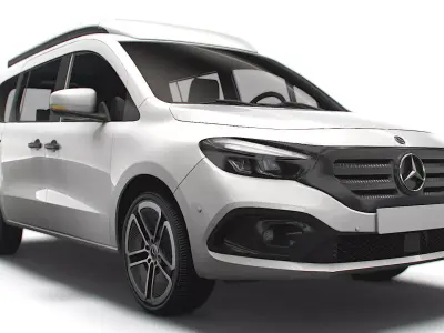 Mercedes Benz EQT Marco Polo 2023 3D model
