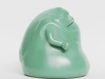 Jabba - The Complete Saga - 3D Printable Custom Lego Minifigure 3D print model