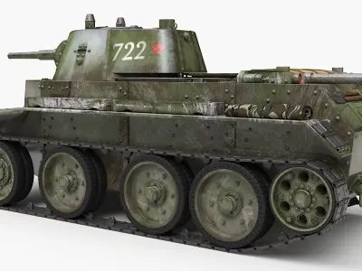 Tank BT 7 Corona  3D model