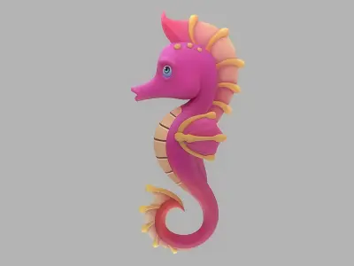 Cartoon Fish 8 Low-poly 3D model