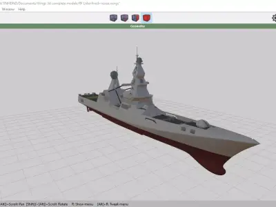 RF Lider Free low-poly 3D model