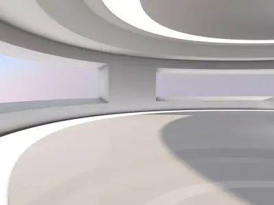 Empty Modern Room 3D model