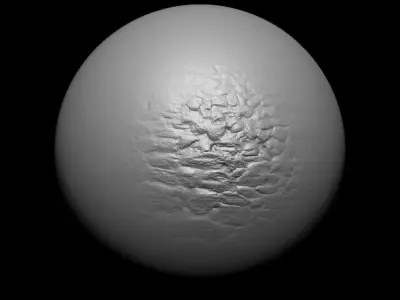 Zbrush Alpha Rock Wall Set01 Texture