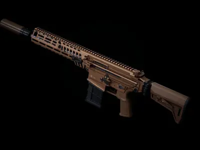 MCX Spear PBR Low-poly 3D model