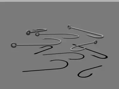 Simple Hooks Free 3D model