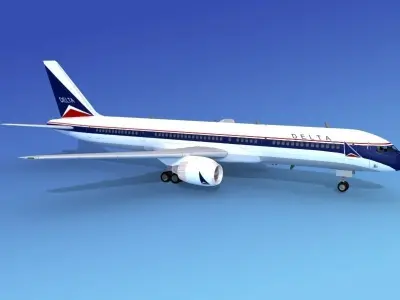 Boeing 757-200 Delta 1 3D model