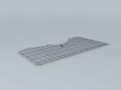 UTair Boeing 737 800 Vnukovo Landing Tire Fire Free 3D model