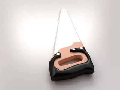 Hand Saw 3D model