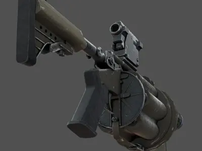 MGL-140 Low-poly 3D model