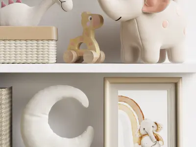 Kids Room Decor 107 3D model