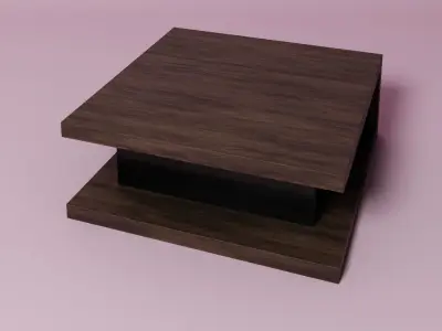 Modern coffee table Free 3D model order