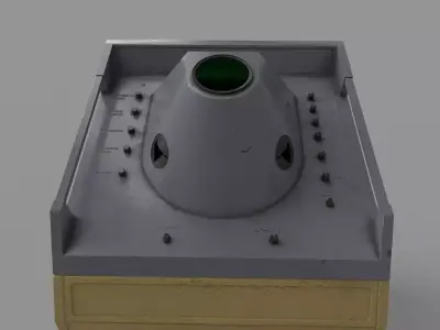 Soviet Radar Station Vaigach Free low-poly 3D model