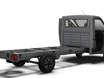 Opel Movano Chassis HQInterior SCab 4035WBXL 2023 3D model