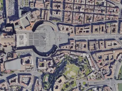 Vatican City 3D Model Free 3D model