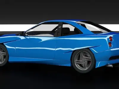 FIAT COUPE 20V TURBO Free 3D model