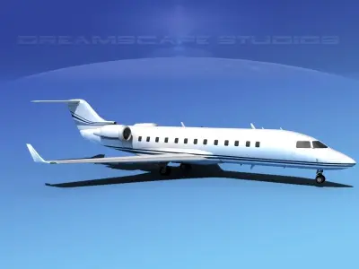 Bombardier Challenger 850 V06 3D model