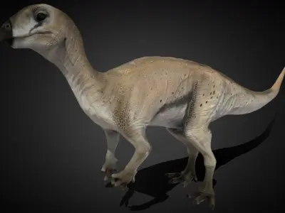 Hypsilophodon Foxii Low-poly 3D model