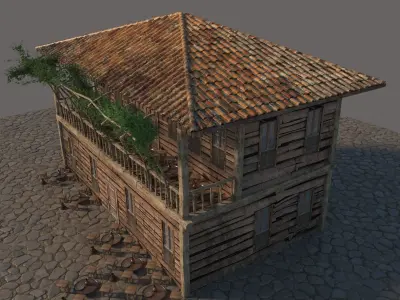 Wooden Structure 3D model