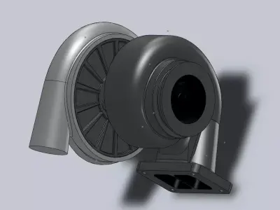 Garret GT45 Free 3D model