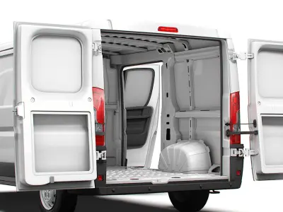 Citroen Jumper Van L1H1 HQ Interior 2023 3D model