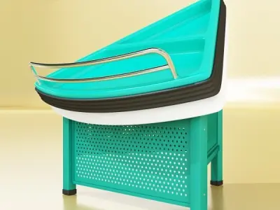 Grocery Store Produce Display Fruits 3D model