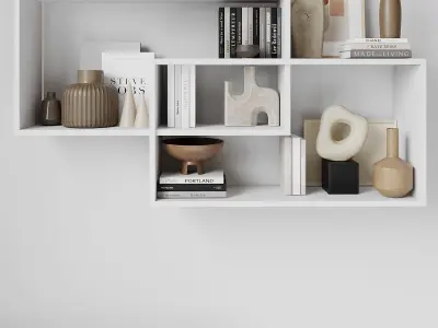 Wall-shelf wall shelves for living room Free 3D model