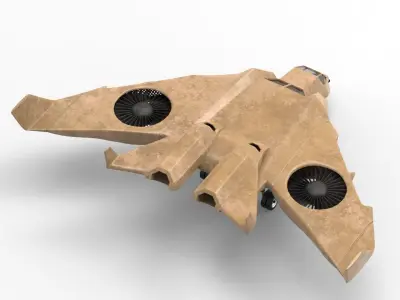 Scout Spaceship 3D model