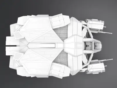 The Bat Copter scale model 3D print model