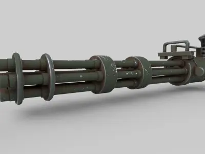 machine gun 3D model