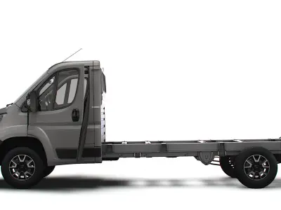 Opel Movano Chassis Truck SCab 4035WB HQInterior 2023 3D model