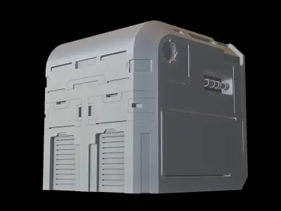Crate Box  3D model